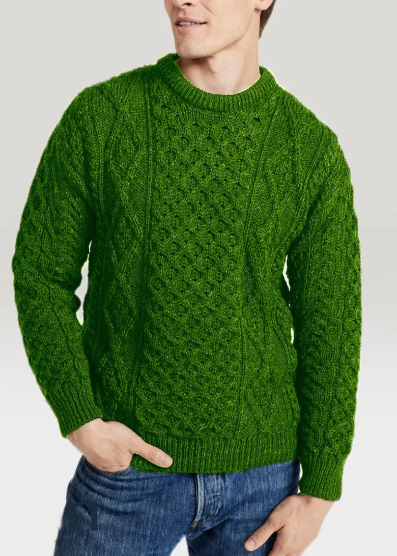 Aran Unisex Wool Sweater | Kiwi