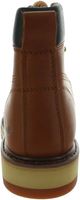 Cactus Mens 627MS 6 Steel Toe Moc Toe High Flexibility Polyurethane and Rubber Dual Density Outsole Construction Work Boot Steel Toe