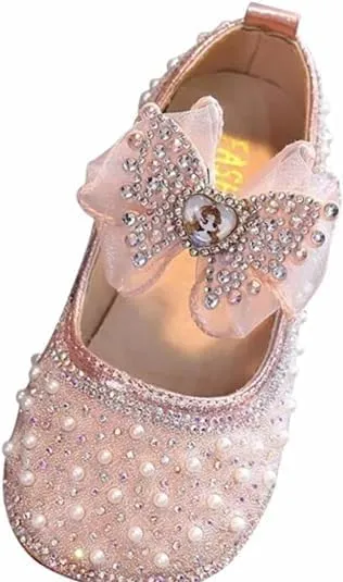 Girls Princess Shoes Sequined Mary Jane Shoes Special Occasions, Weddings, Parties