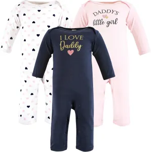Hudson Baby baby-girls Cotton Coveralls