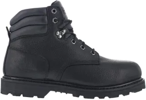 Knapp Men's Backhoe 6" Work Boot Steel Toe Black 7 EE US