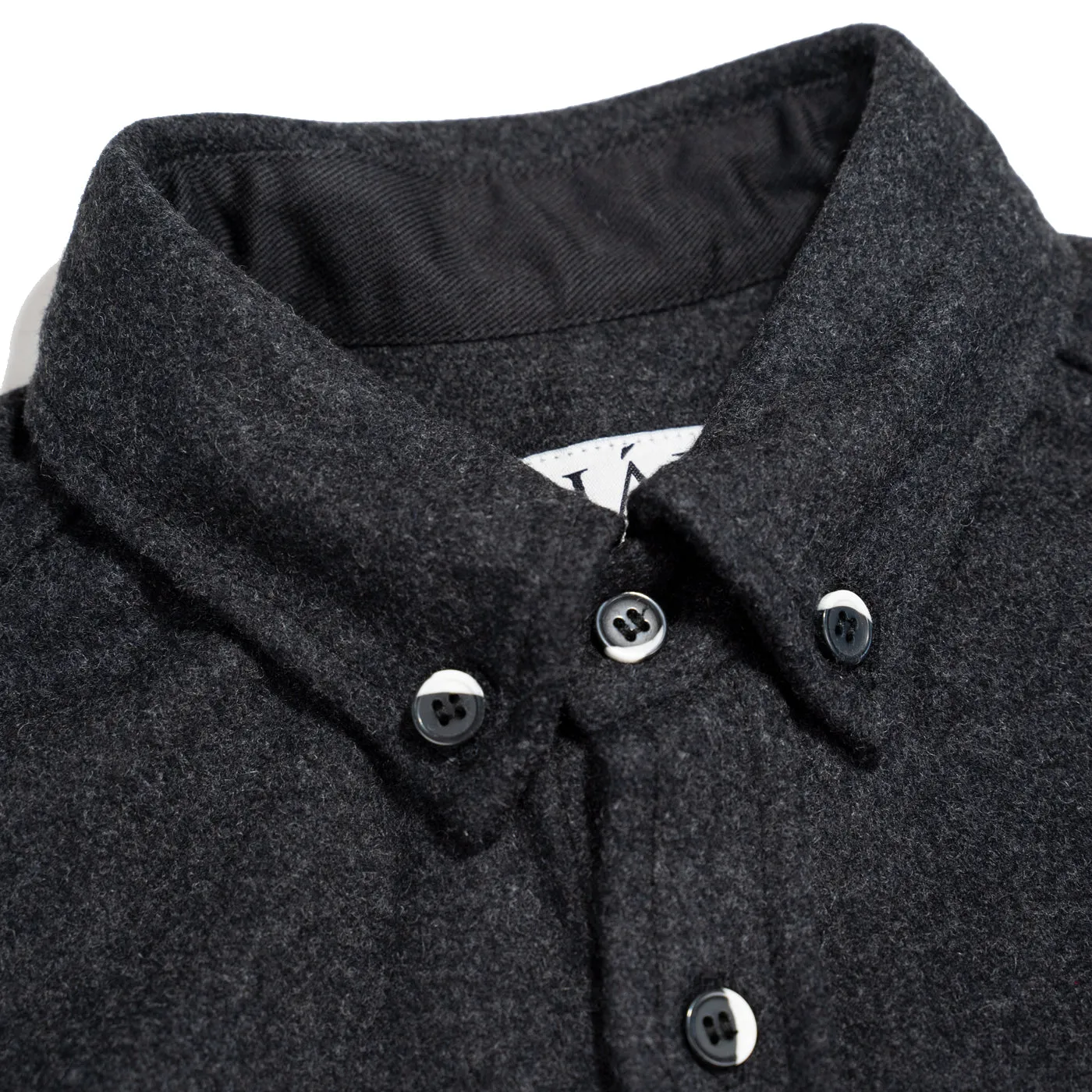 Men's Modern Melton Wool in Charcoal-- LIMITED SIZES