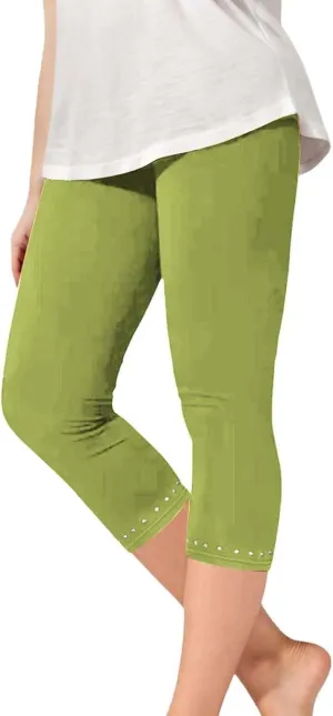 Teen Girls Long Leggings Stretchy Gym Workout Yoga Leggings with Pockets Kids Girls Stretchy High Waist Tights Bottoms