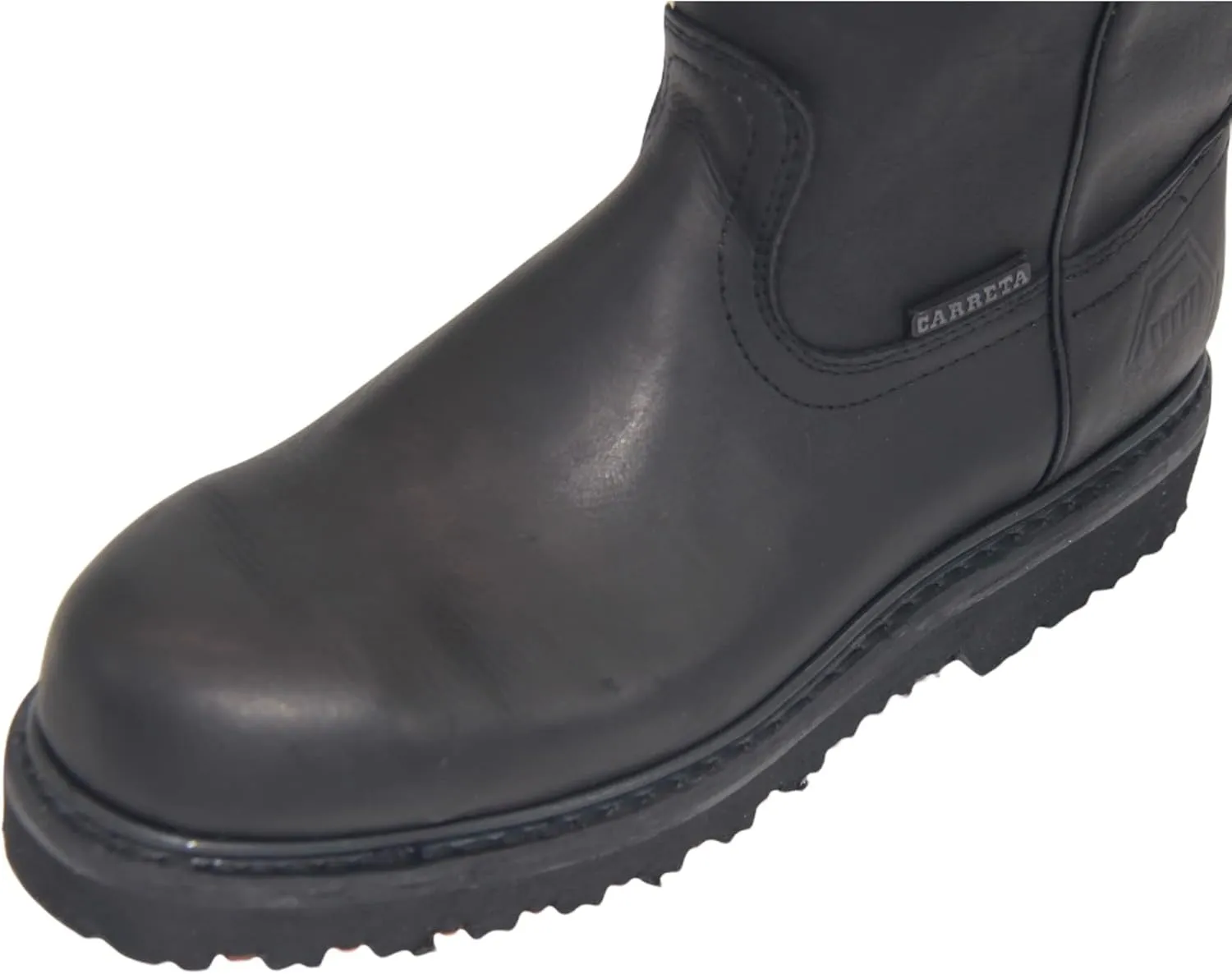 The Western Shops Men's 9" Pull-On Genuine Leather Work Boot