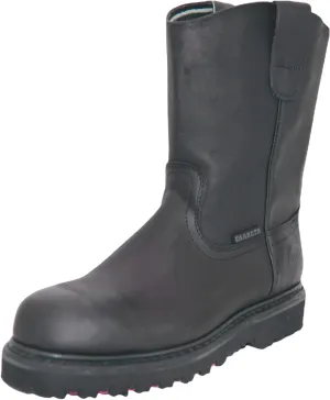 The Western Shops Men's 9" Pull-On Genuine Leather Work Boot