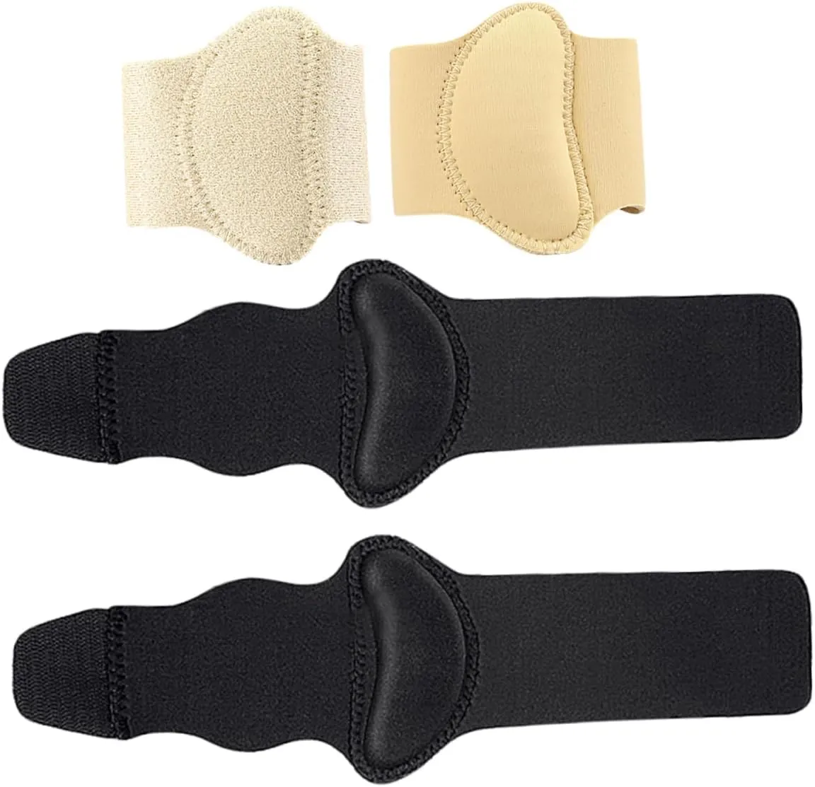 Vaguelly Arch Support Insoles for Men Flat Foot Pads Forefoot Cushion Bunion Pads Compression Sleeve Washable High Arch Support Inserts