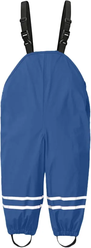 Waterproof Toddler Rain Windproof Jumpsuit Boys Clothes Dungarees Kids Girls Mud Raincoats And Boots (Blue, 4-5 Years)