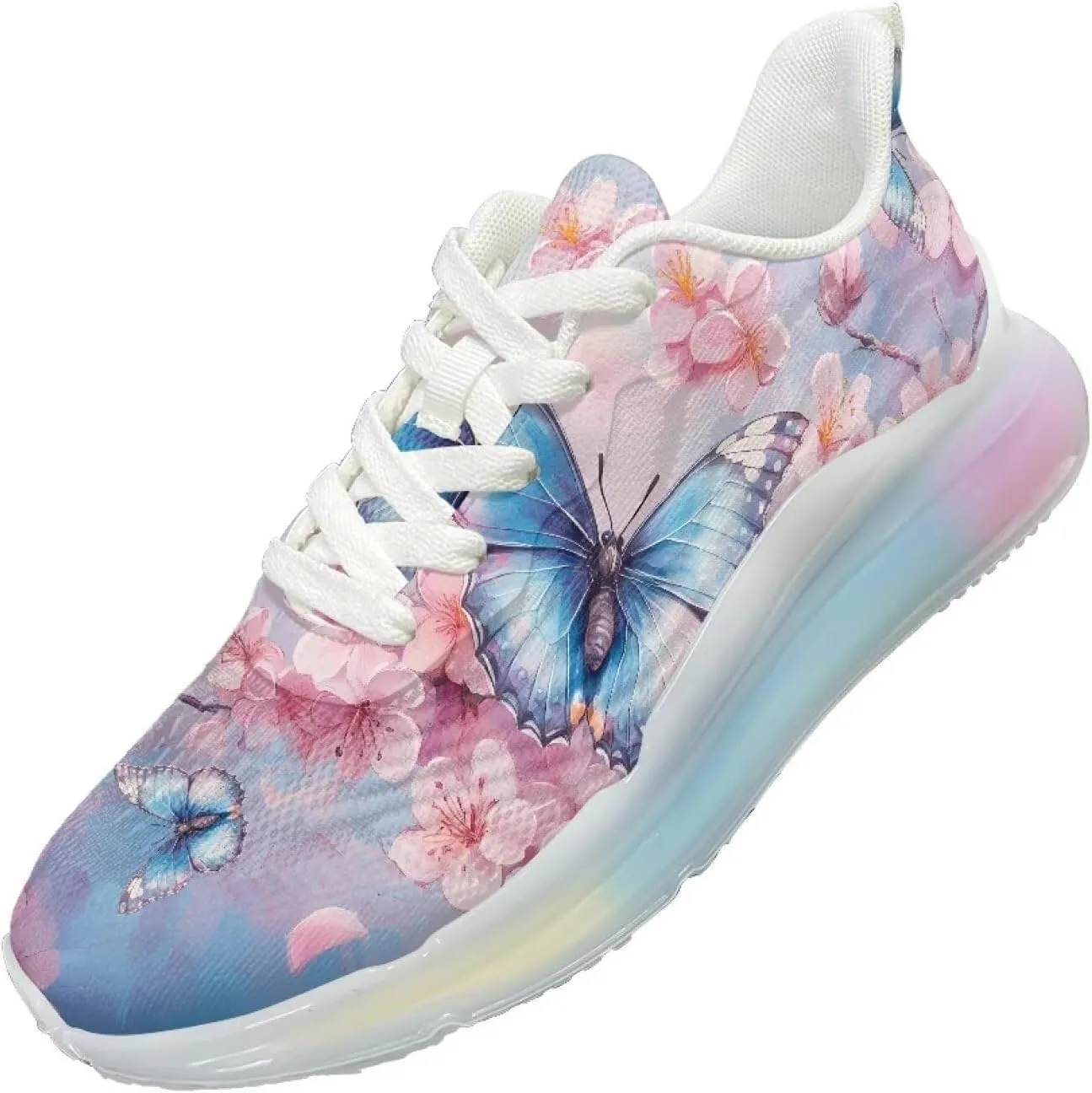Women's Air Cushion Running Shoes Non Slip Sports Tennis Fitness Sneaker Breathable Outdoor Workout Footwear US6-11