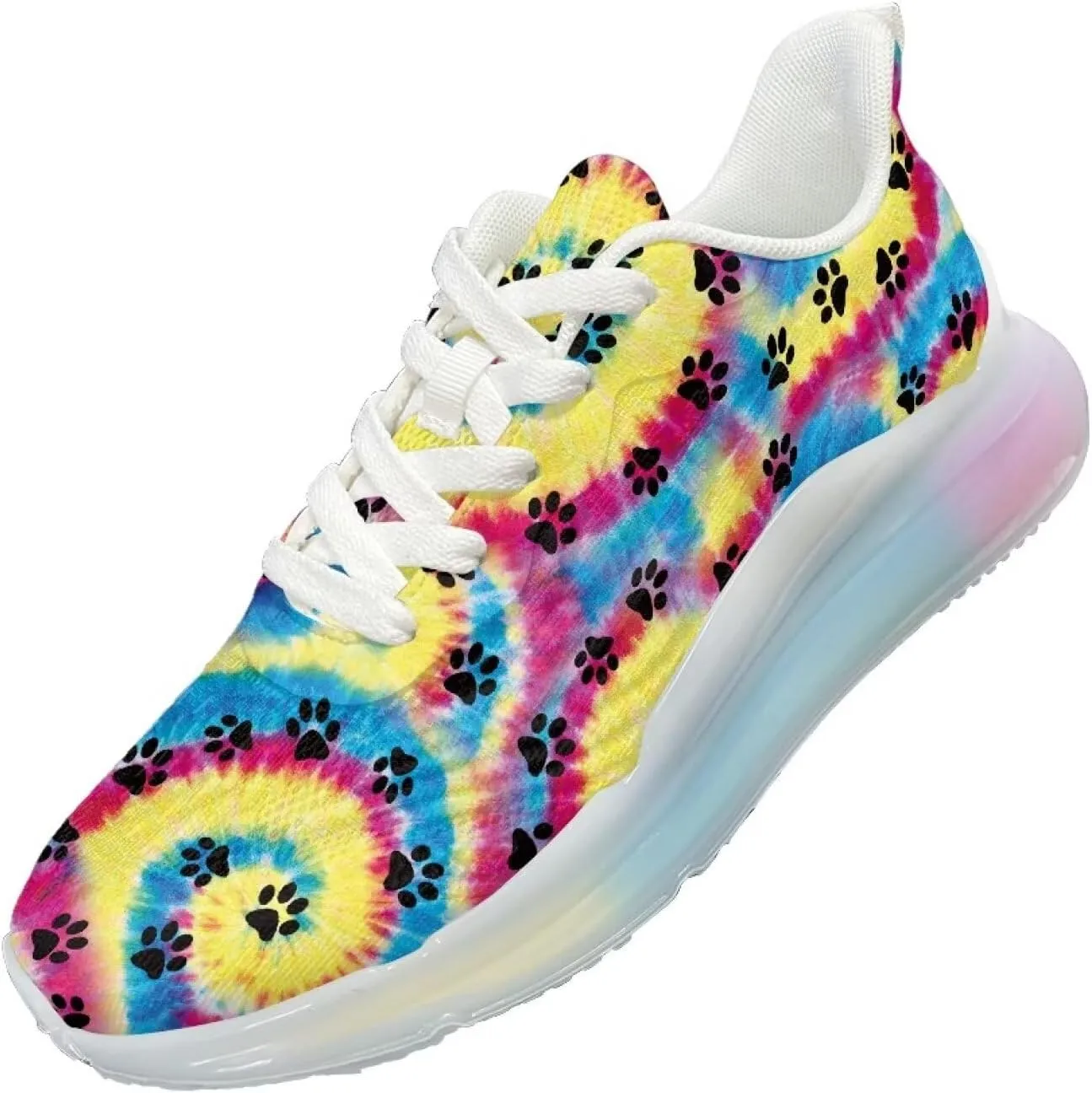 Women's Air Cushion Running Shoes Non Slip Sports Tennis Fitness Sneaker Breathable Outdoor Workout Footwear US6-11
